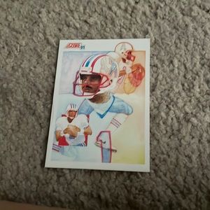 A Darren moon card 1991 score card